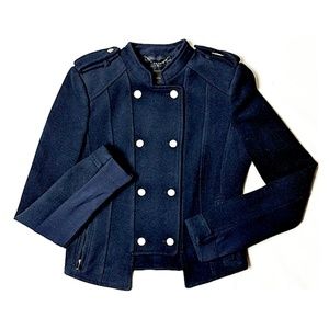 BCBG Max Azria Navy Jacket In Pristine Condition